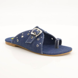 Women Blue Kohlapuri Sandals